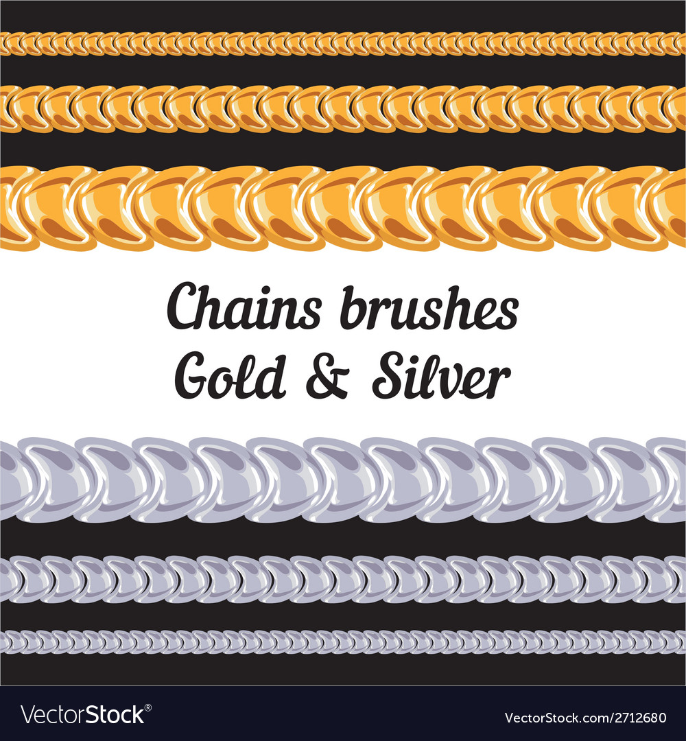 gold chain brush illustrator download