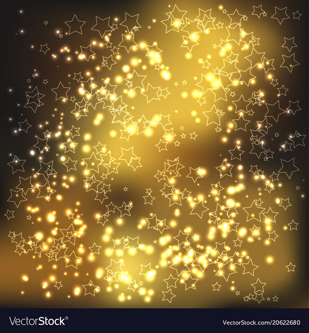 Golden background spot with blur Royalty Free Vector Image