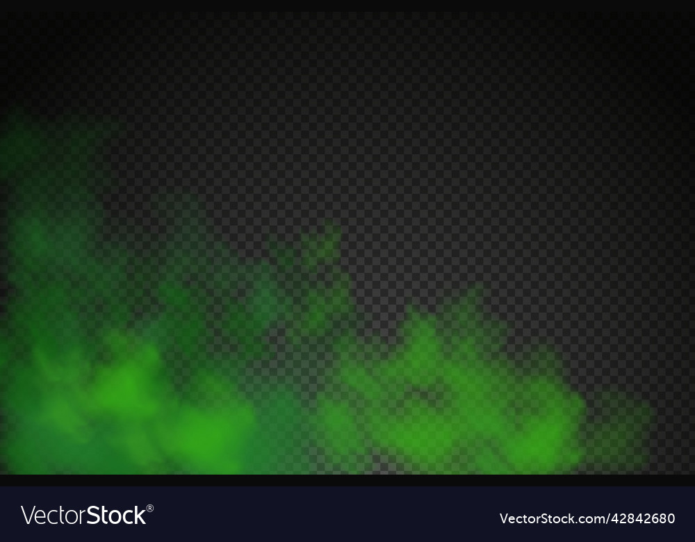 Green stink bad smell smoke or poison gases Vector Image