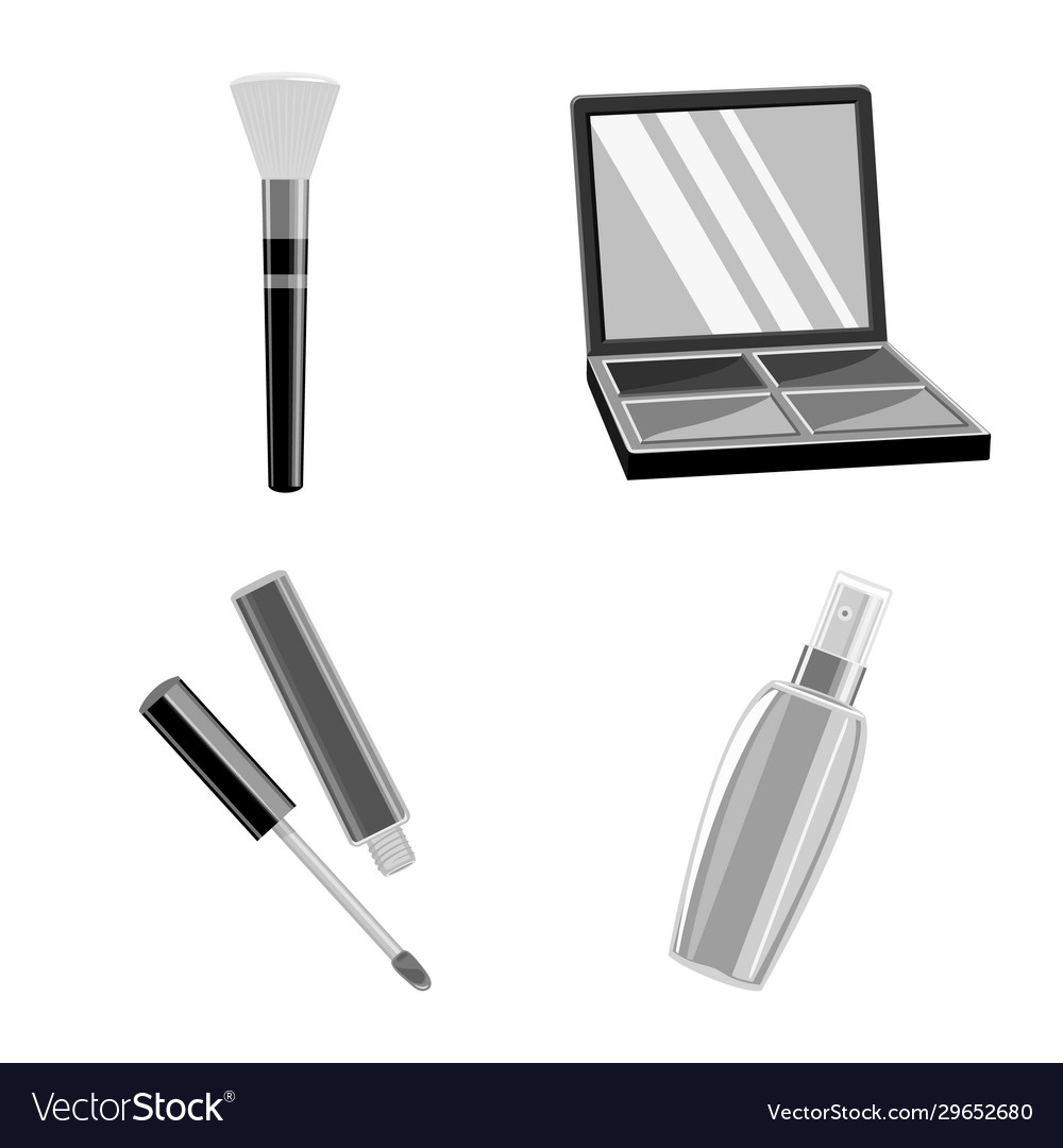 Isolated object makeup and product symbol