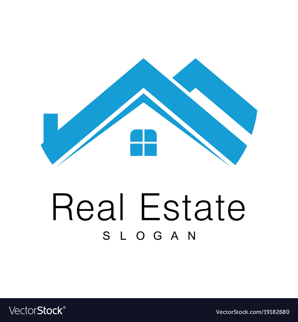 Real estate logo Royalty Free Vector Image - VectorStock