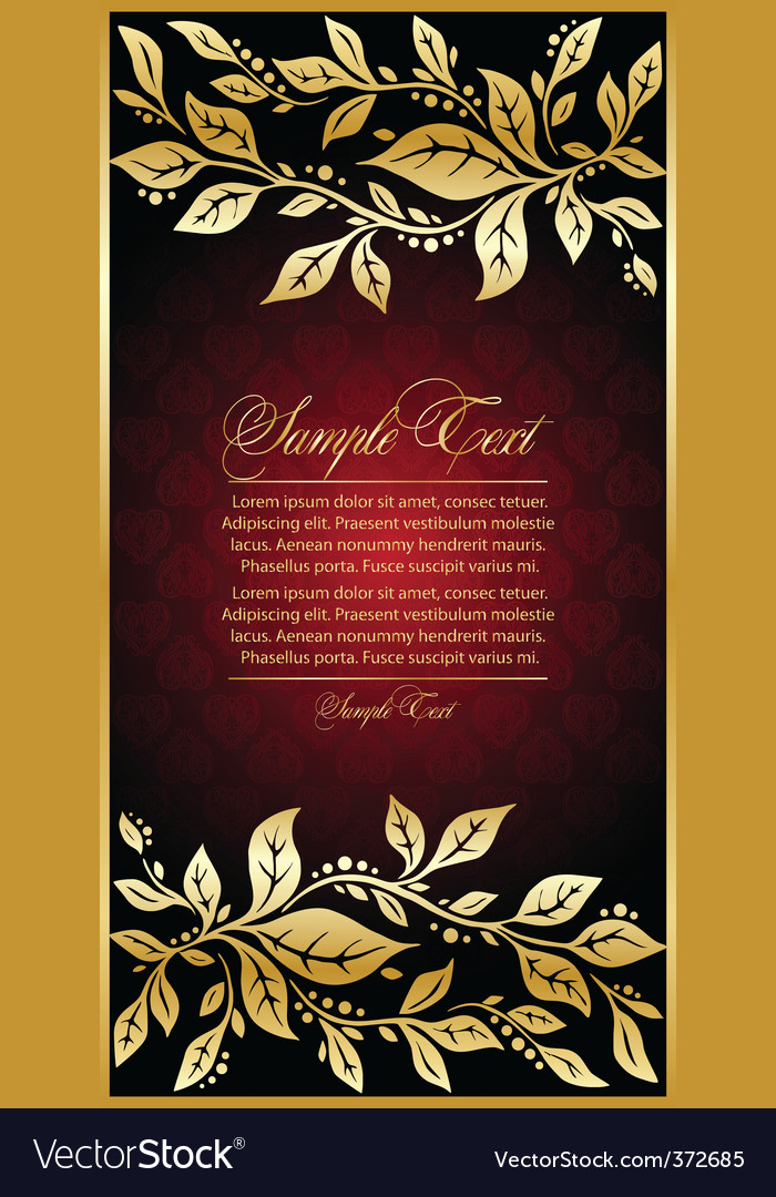 Floral template Royalty Free Vector Image VectorStock Floral template Royalty Free Vector Image VectorStock