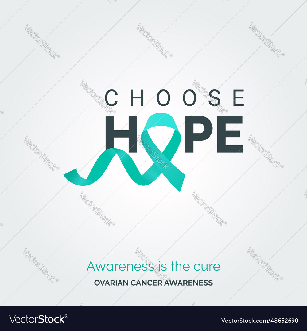 Background for change ovarian cancer awareness