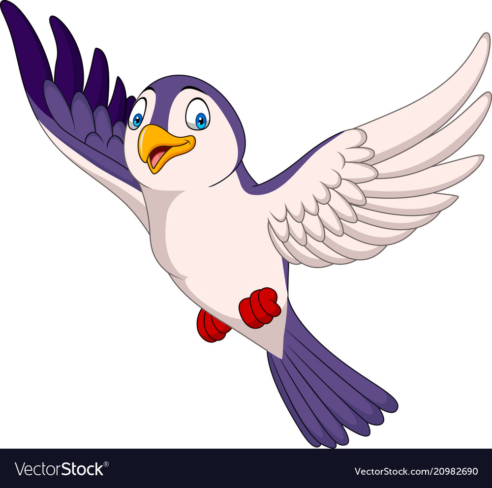 Cartoon Flying Bird