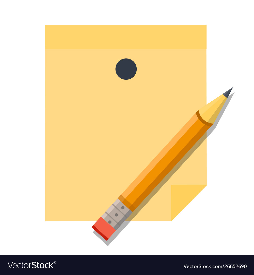 Clean paper for note Royalty Free Vector Image