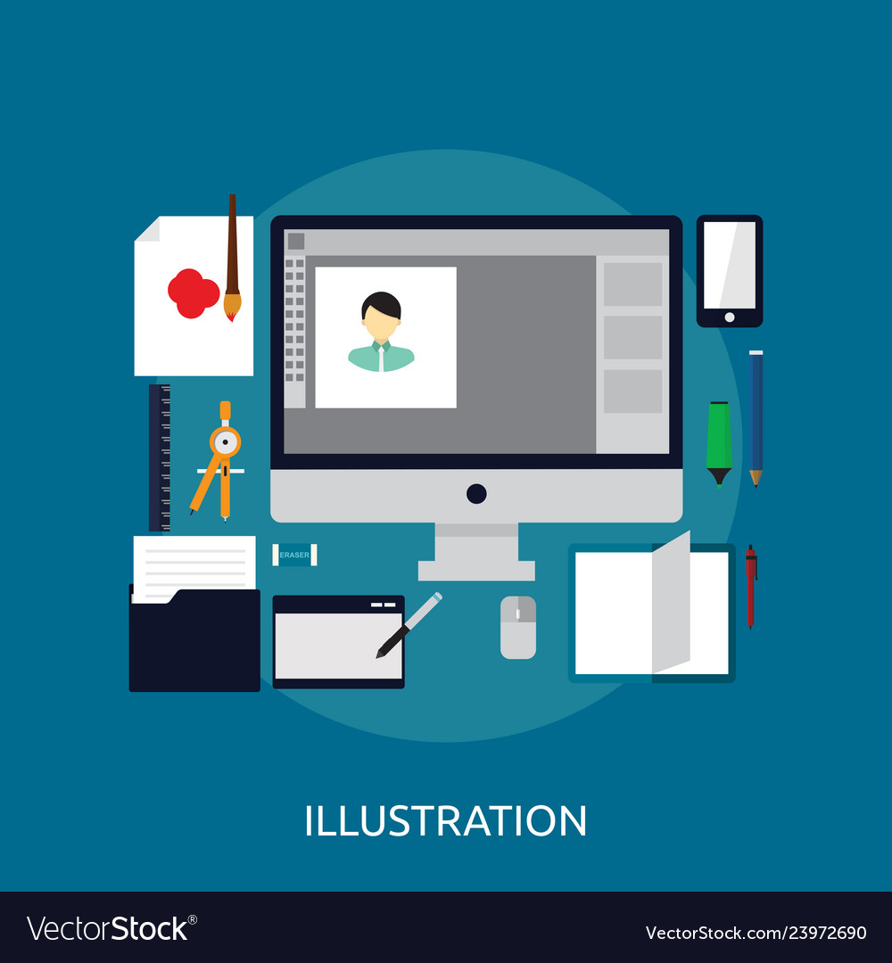 Conceptual design Royalty Free Vector Image - VectorStock