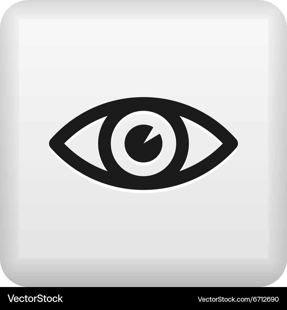 Eye icon Royalty Free Vector Image - VectorStock