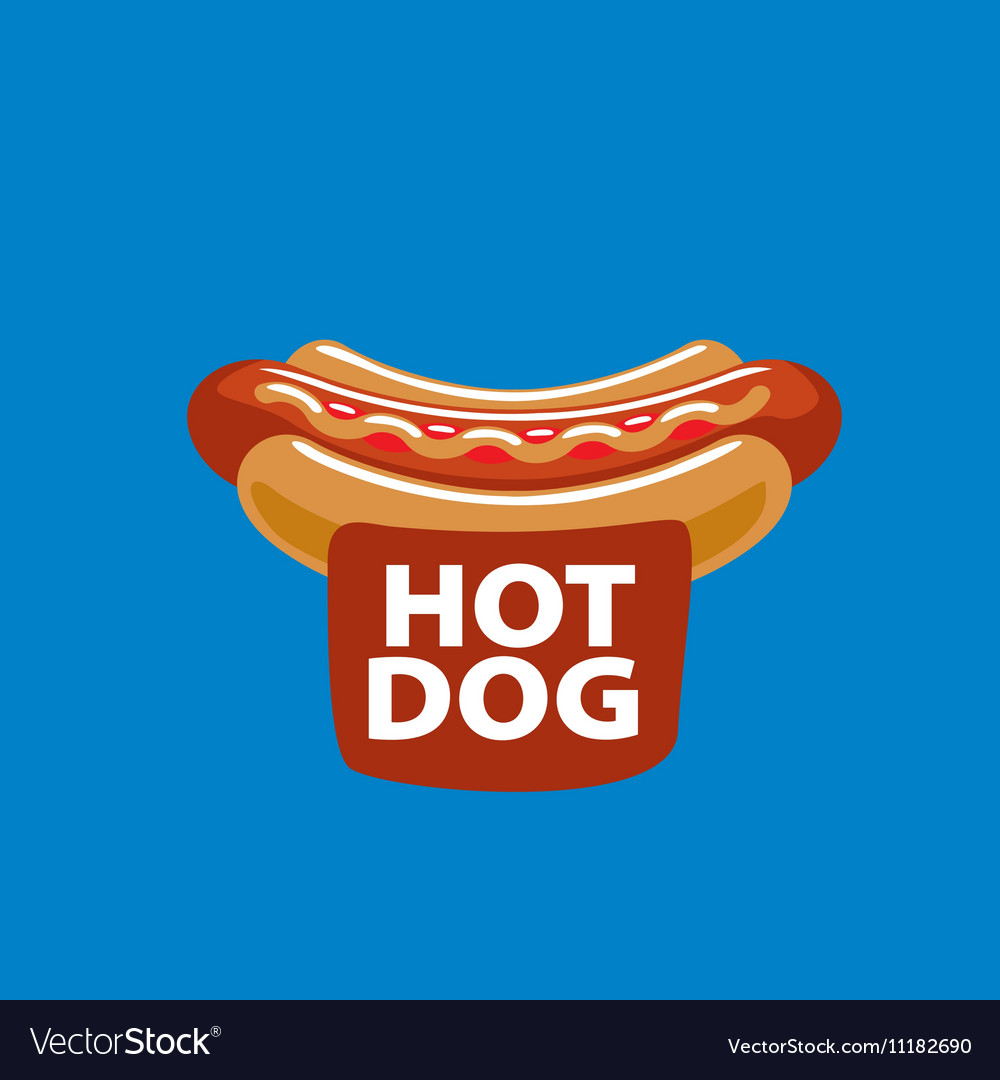 Logo hot dog Royalty Free Vector Image - VectorStock