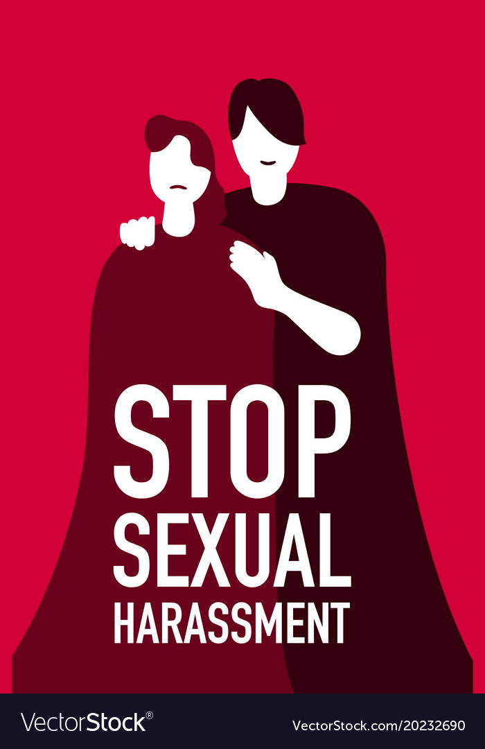 Stop Sexual Harassment Royalty Free Vector Image 4931