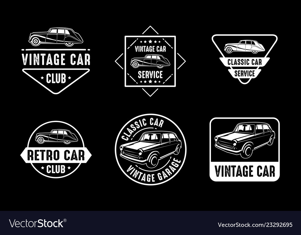 Car Badge And Logo Good For Print Royalty Free Vector Image