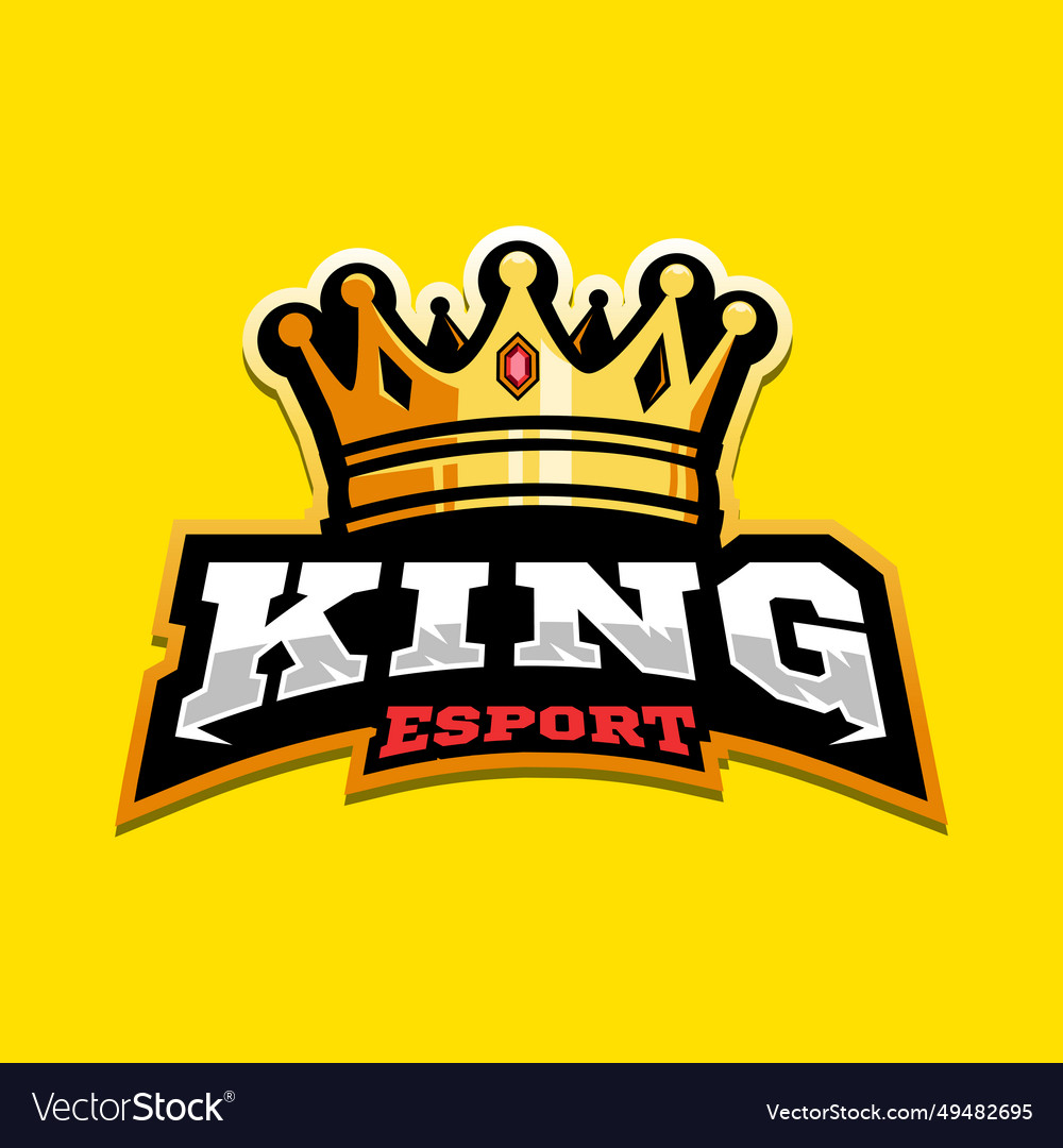 King esport Royalty Free Vector Image - VectorStock