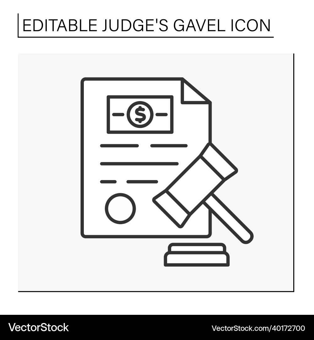 Document line icon Royalty Free Vector Image - VectorStock