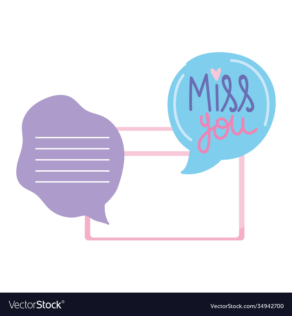 Website internet speech bubble messages design Vector Image