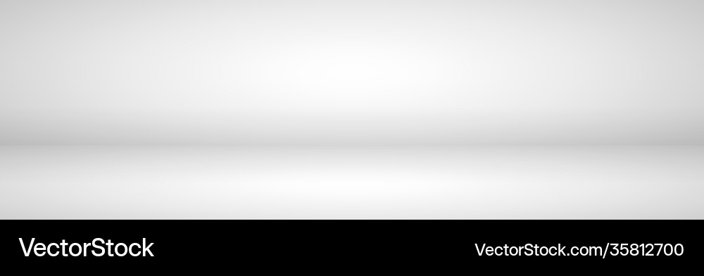 White studio background empty light room Vector Image