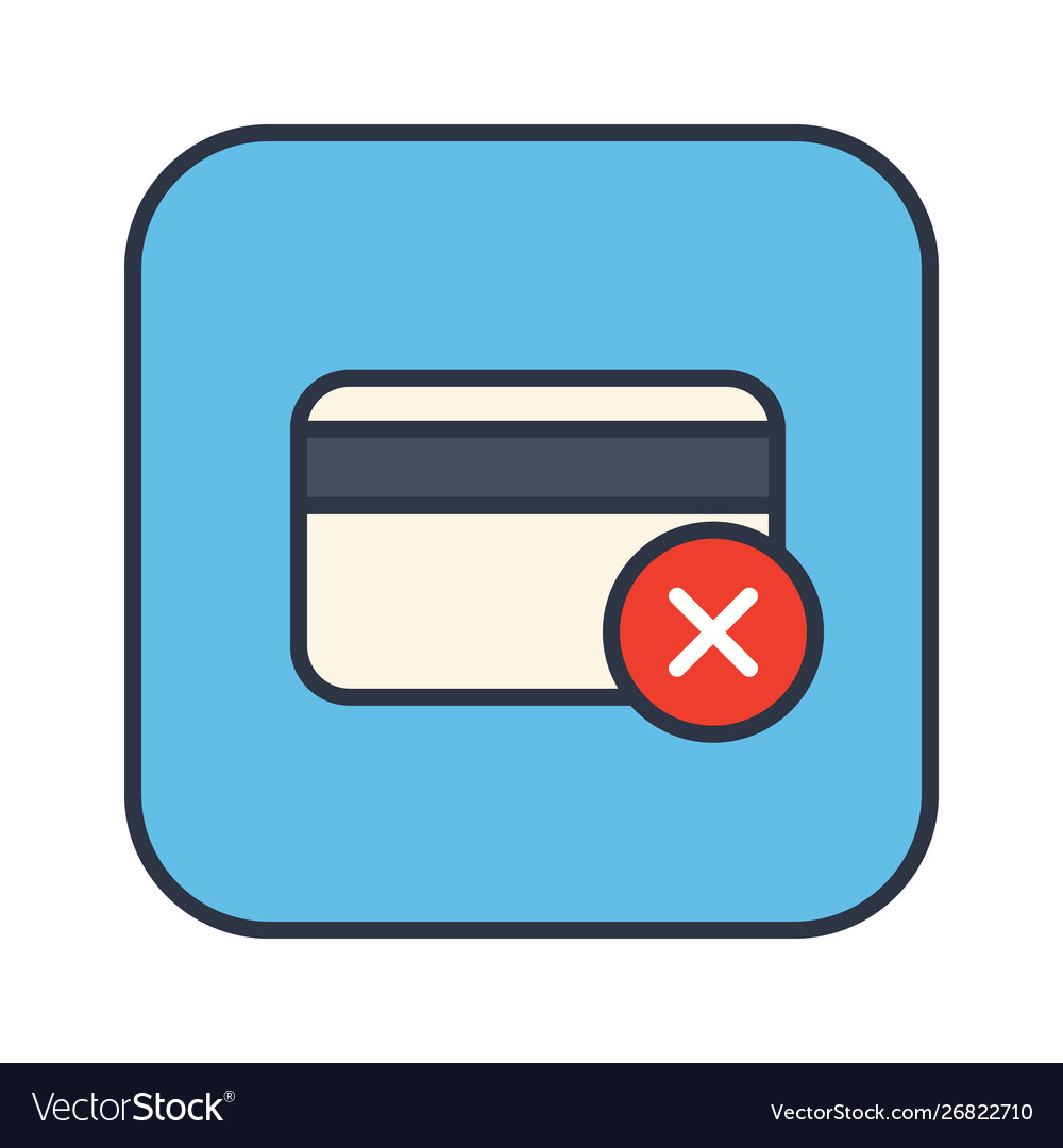 credit-card-declined-royalty-free-vector-image