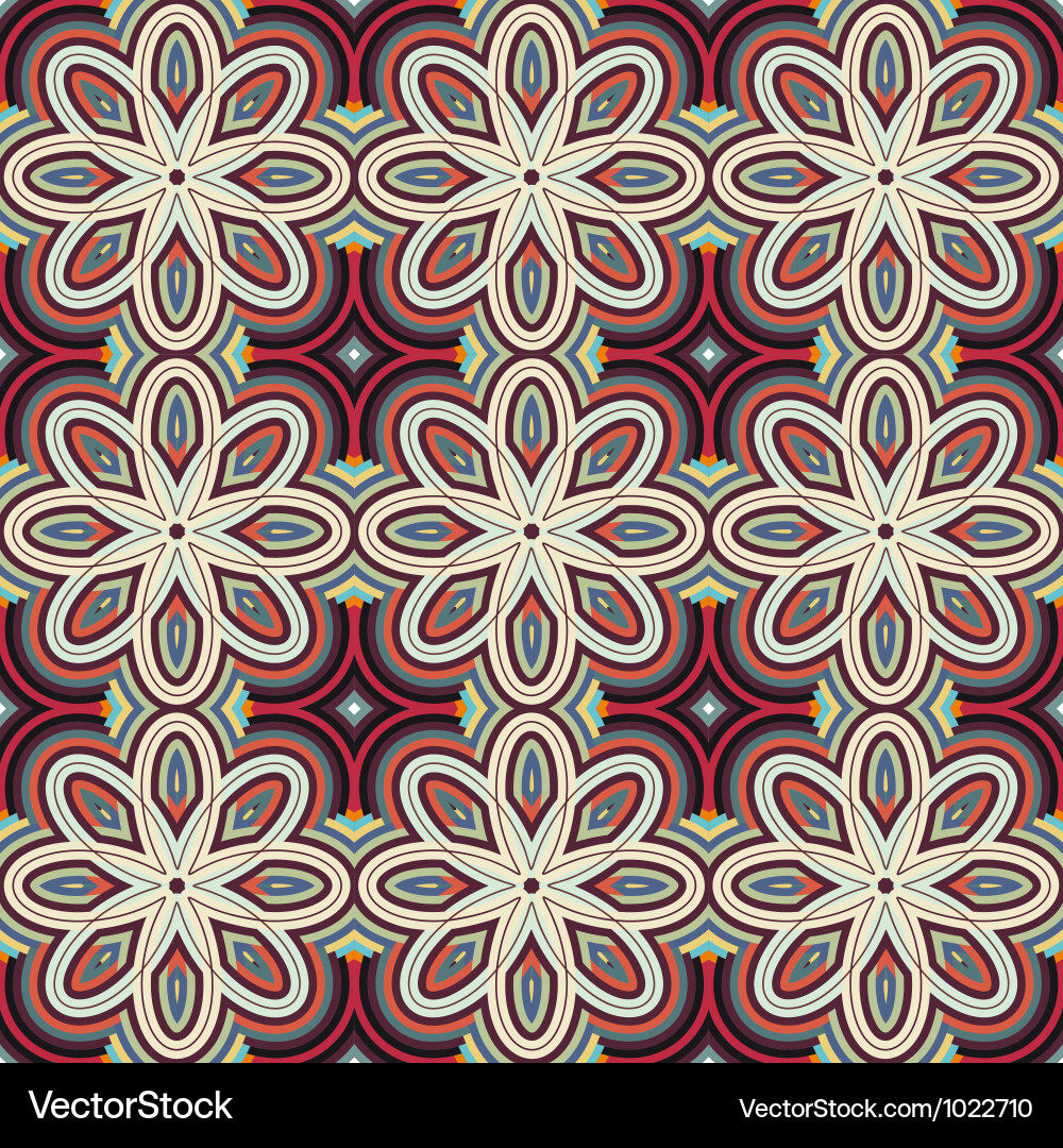 Retro seamless pattern Royalty Free Vector Image