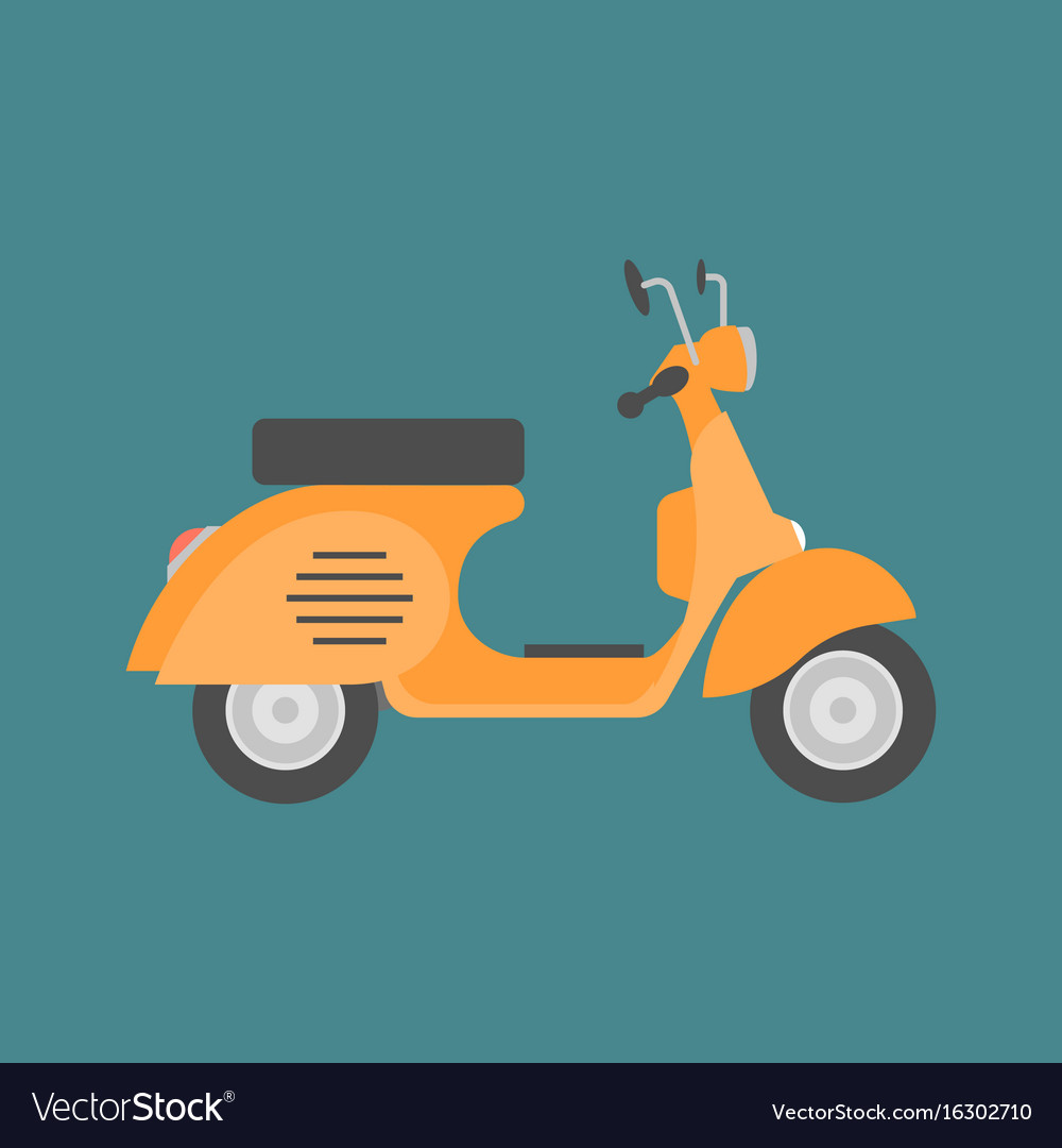 Download Scooter Royalty Free Vector Image - VectorStock