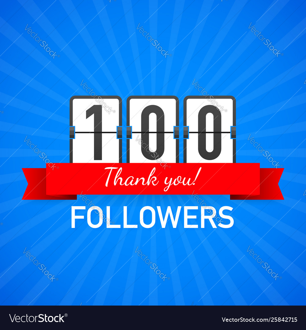 100k followers thank you social sites post