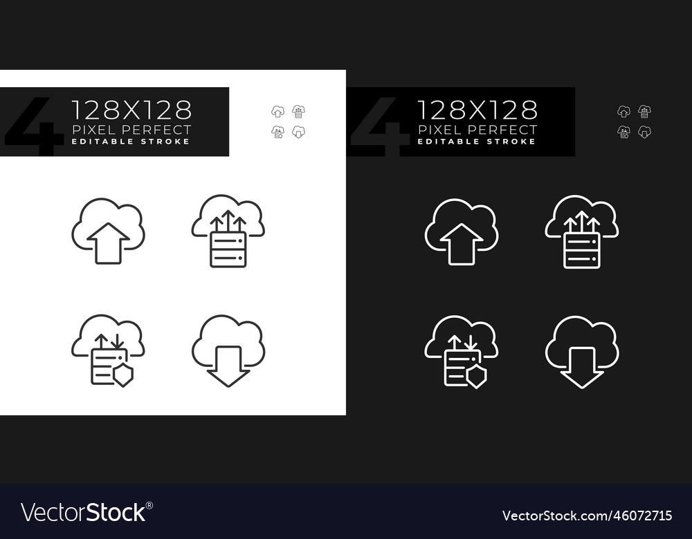 Data exchange via cloud pixel perfect linear