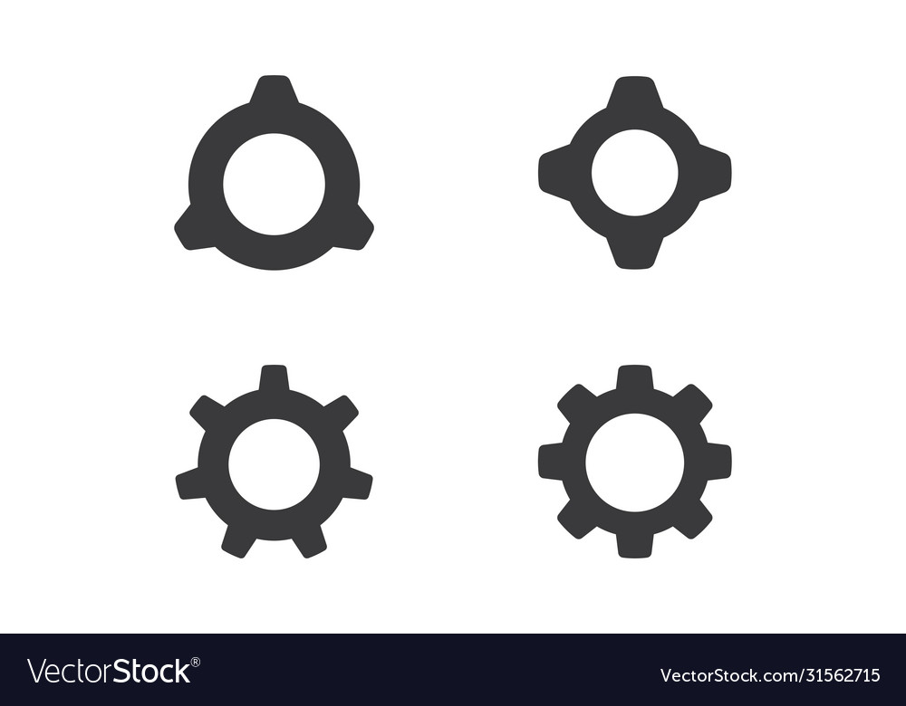 Gear logo template Royalty Free Vector Image - VectorStock