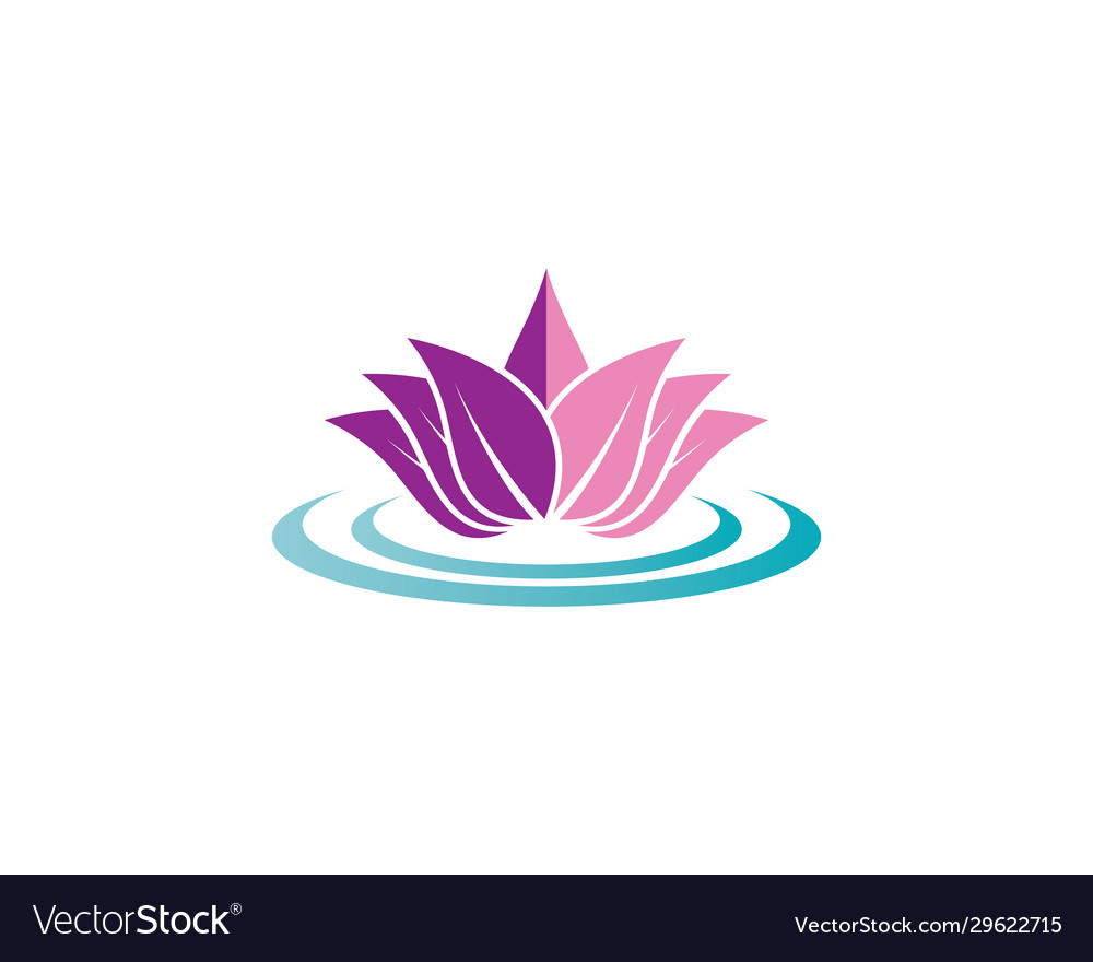 Lotus symbol icon Royalty Free Vector Image - VectorStock