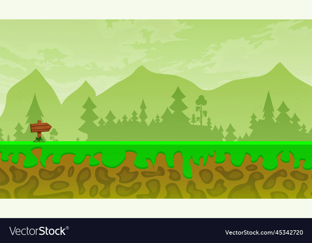 2d game background 2 Royalty Free Vector Image