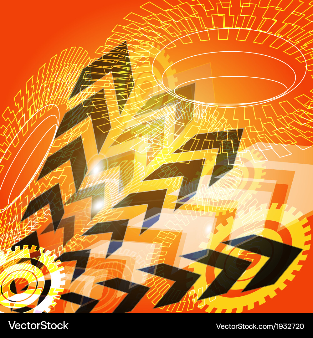 Arrow abstract background Royalty Free Vector Image