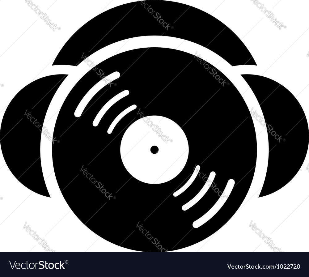 Dj sign Royalty Free Vector Image - VectorStock