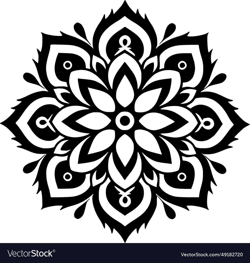 Mandala - high quality logo ideal for t-shirt