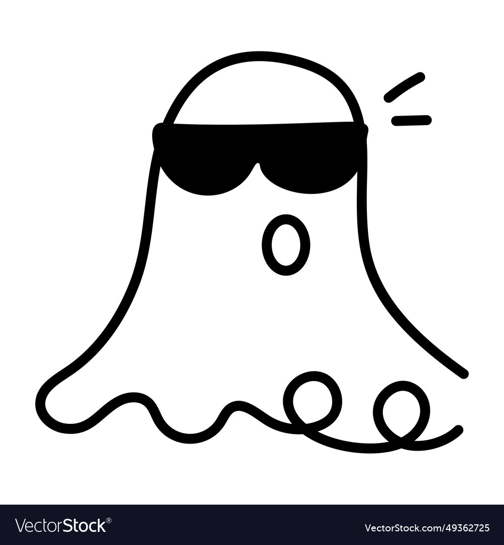 Ghost Costume Royalty Free Vector Image - Vectorstock