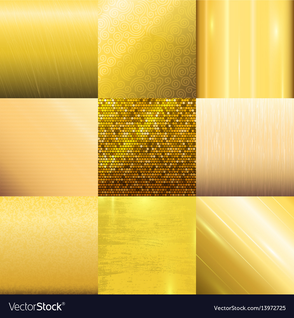 Golden texture pattern template Royalty Free Vector Image