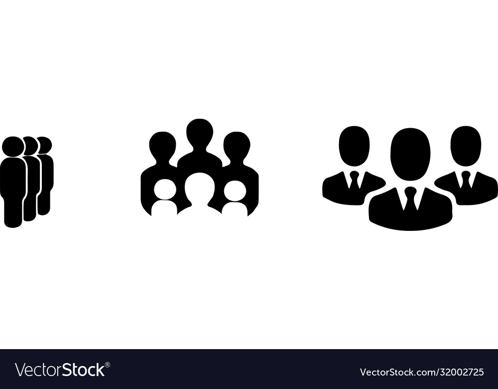 People icon isolated on background