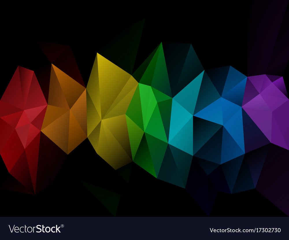 Abstract irregular polygon background aura