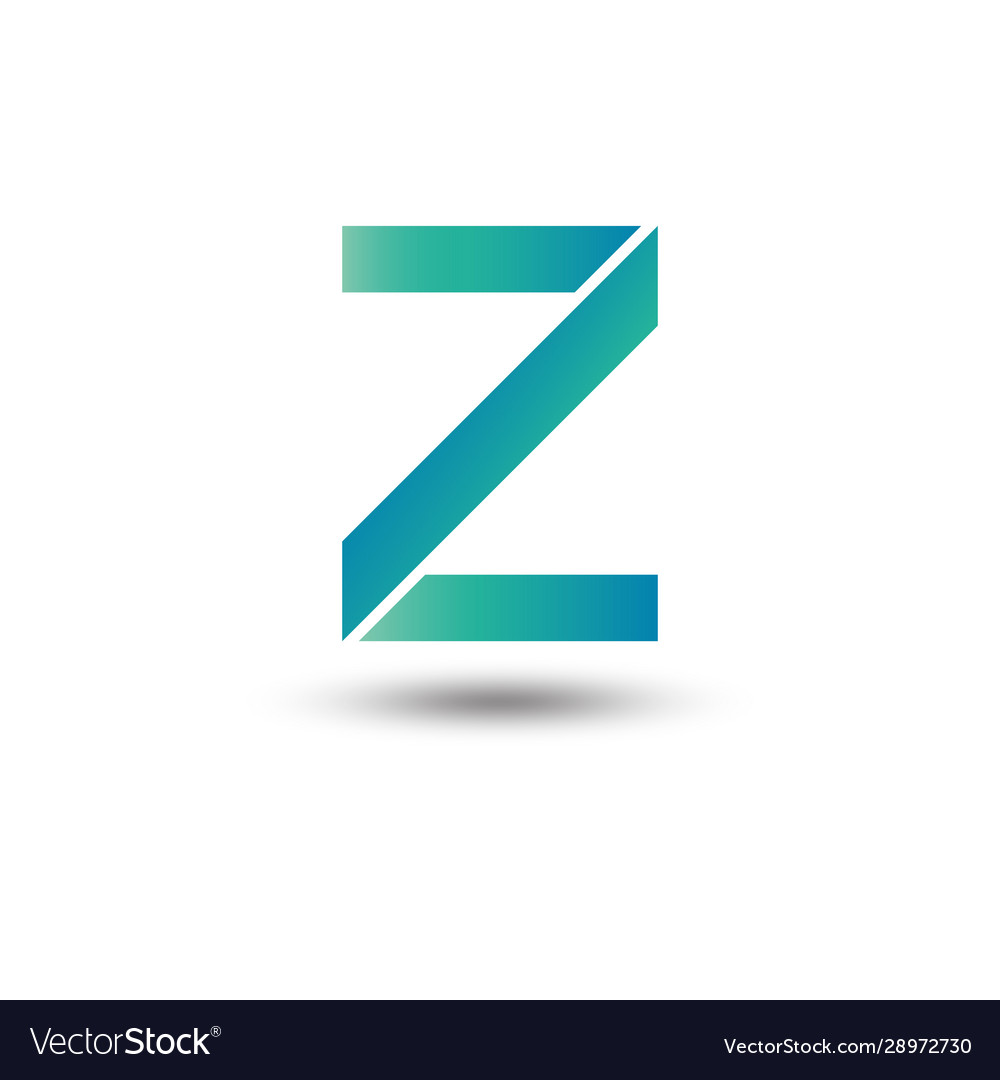 Abstract letter z logo Royalty Free Vector Image