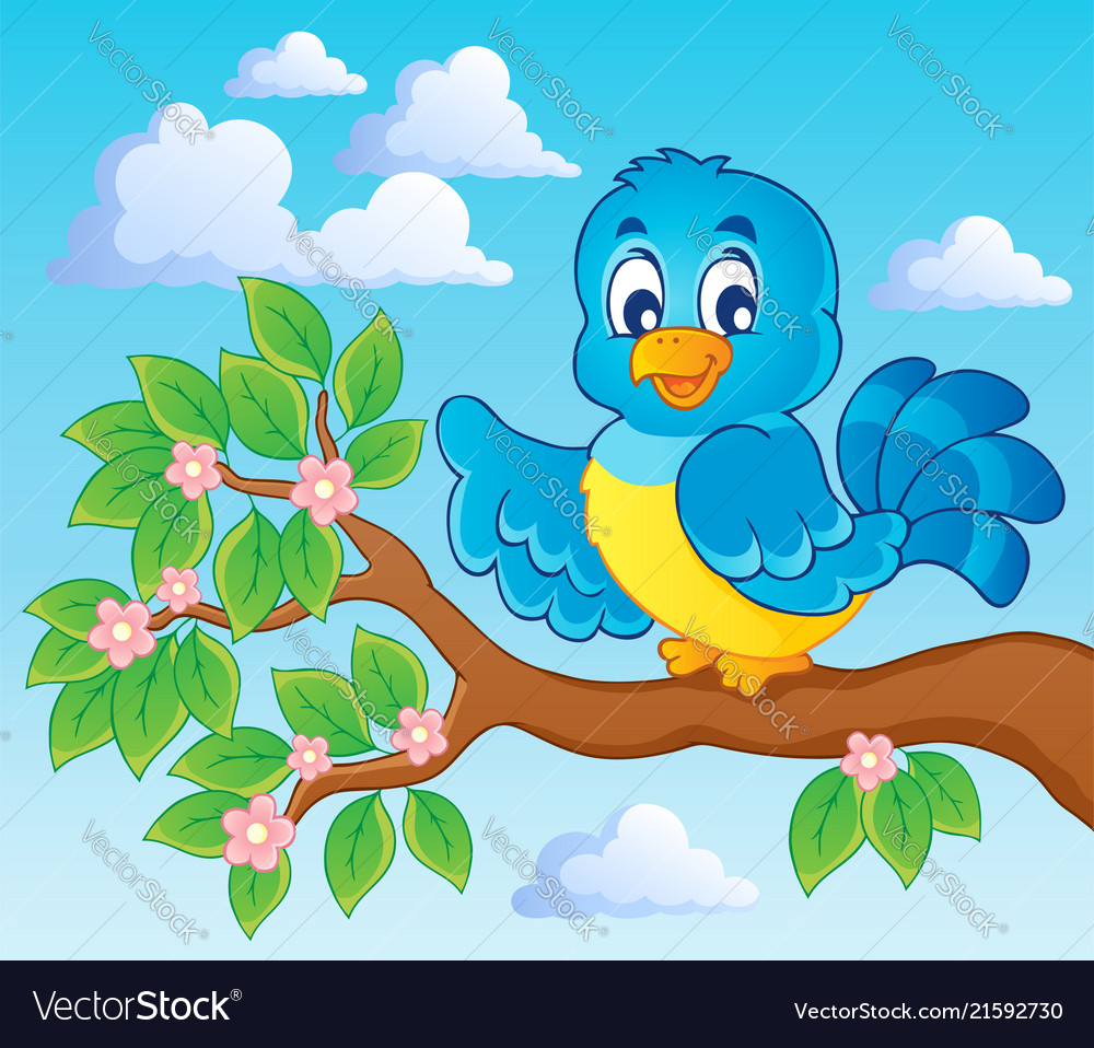 Bird theme image 7 Royalty Free Vector Image - VectorStock