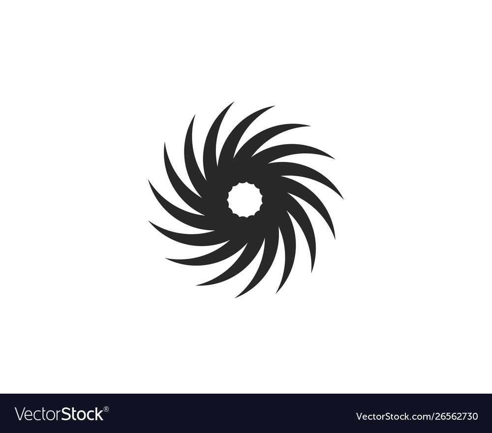 Business logo vortex wave and spiral icon Vector Image