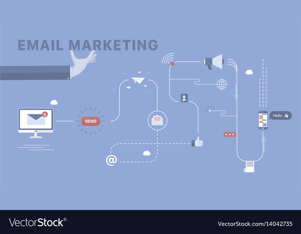 Email marketing background