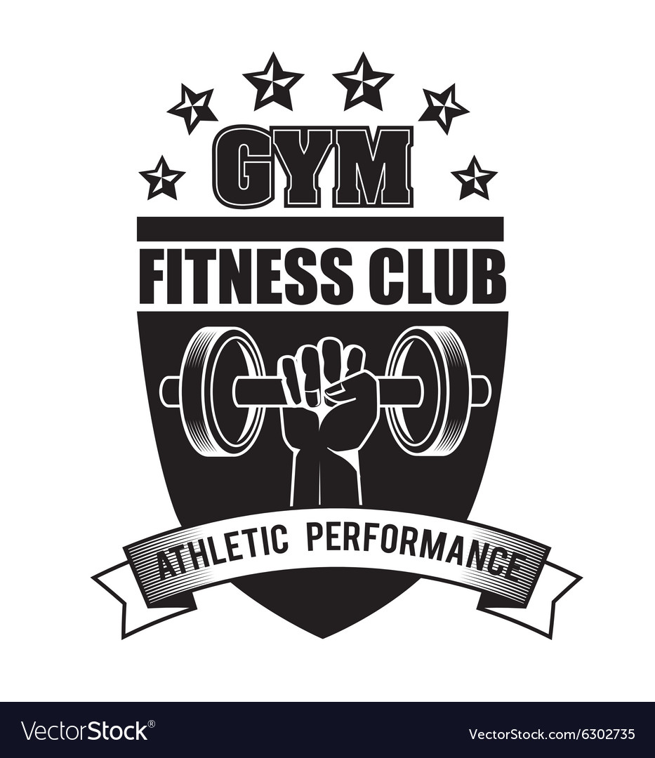 Gym and fitness lifestyle design Royalty Free Vector Image