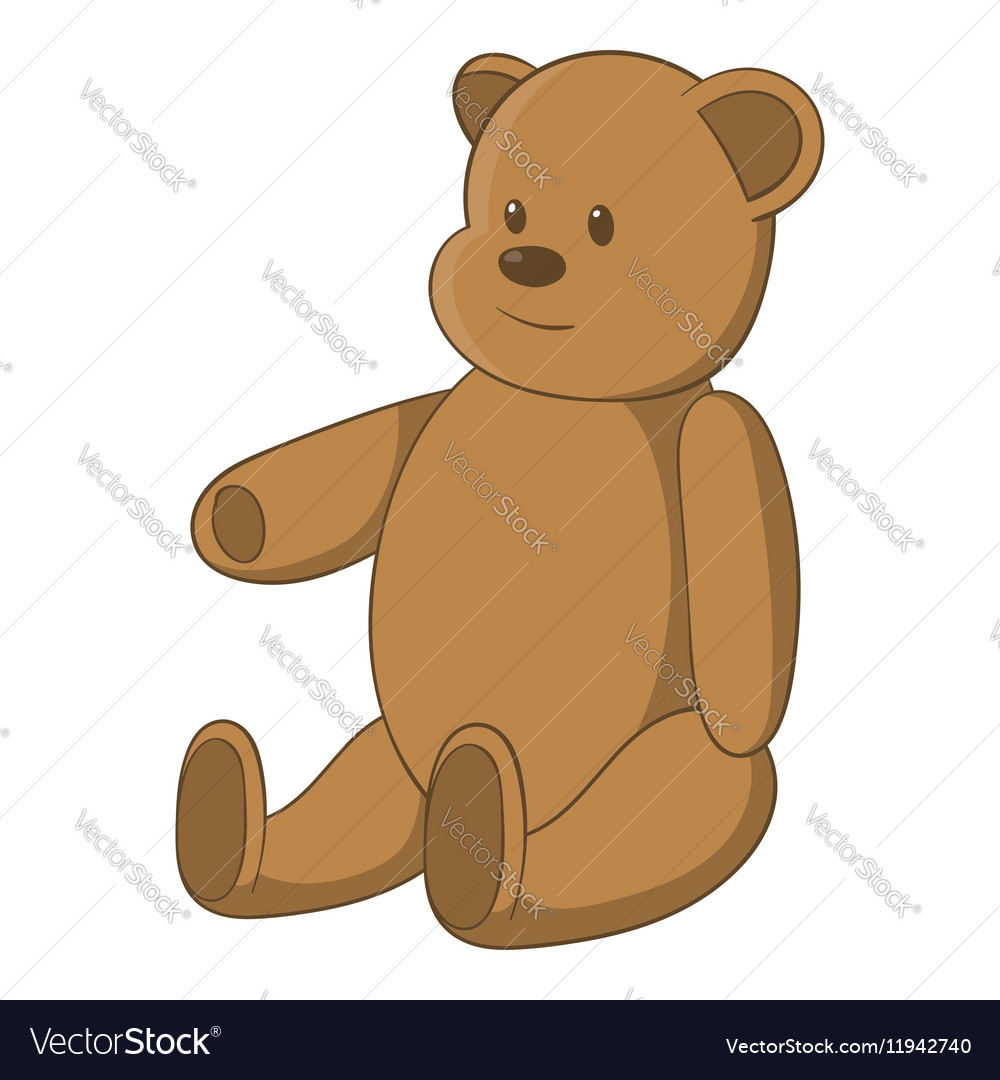 Bear icon cartoon style Royalty Free Vector Image