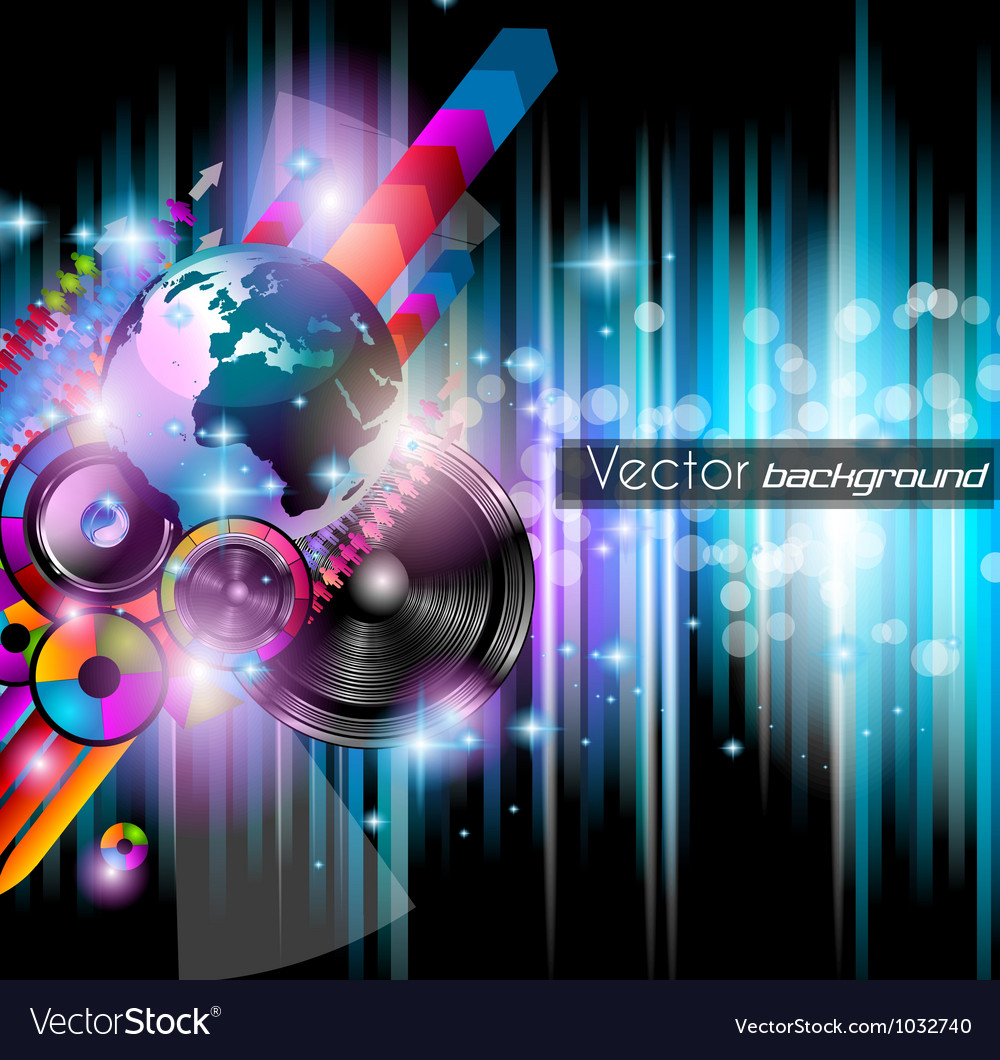 Disco club flyer Royalty Free Vector Image - VectorStock