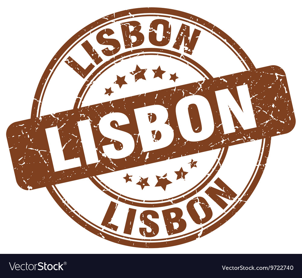 Lisbon stamp Royalty Free Vector Image - VectorStock