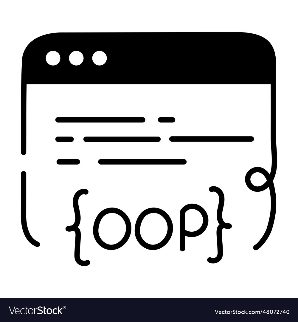Page coding Royalty Free Vector Image - VectorStock