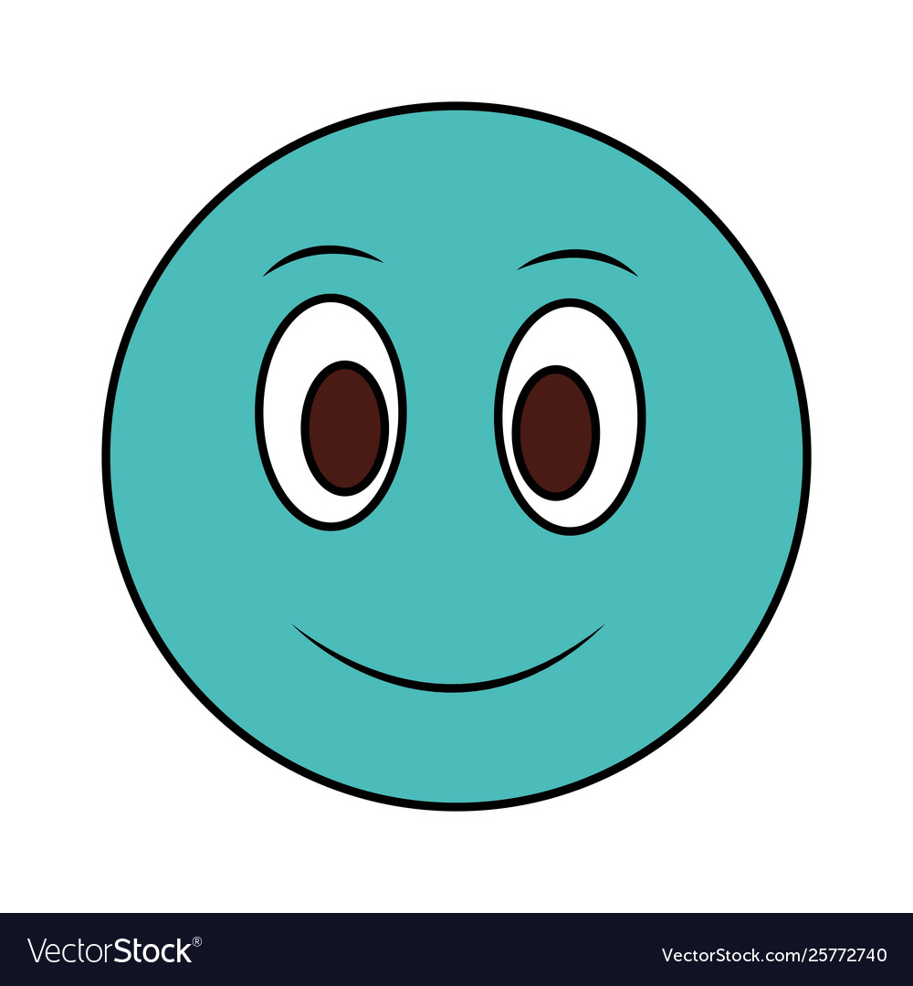 Smiley emoticon face Royalty Free Vector Image