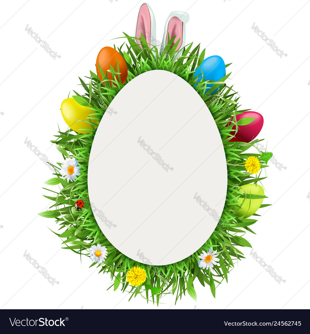 Easter greeting card Royalty Free Vector Image