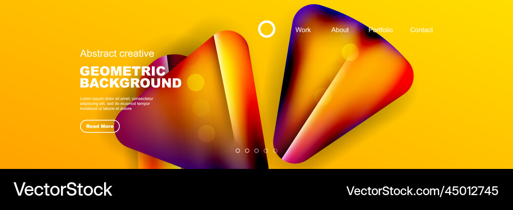 Overlapping geometric shapes background 3d shadow Vector Image