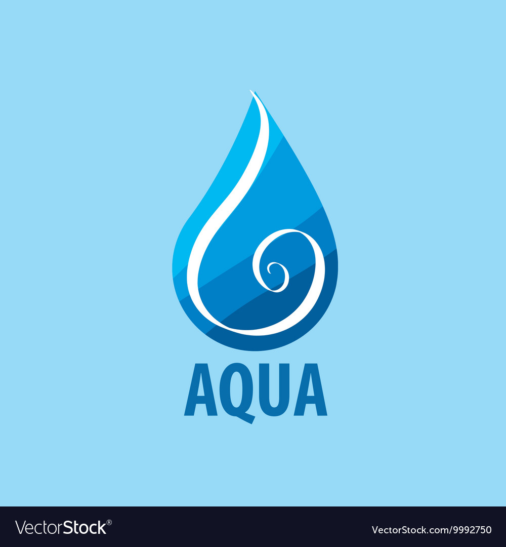 Logo water Royalty Free Vector Image - VectorStock