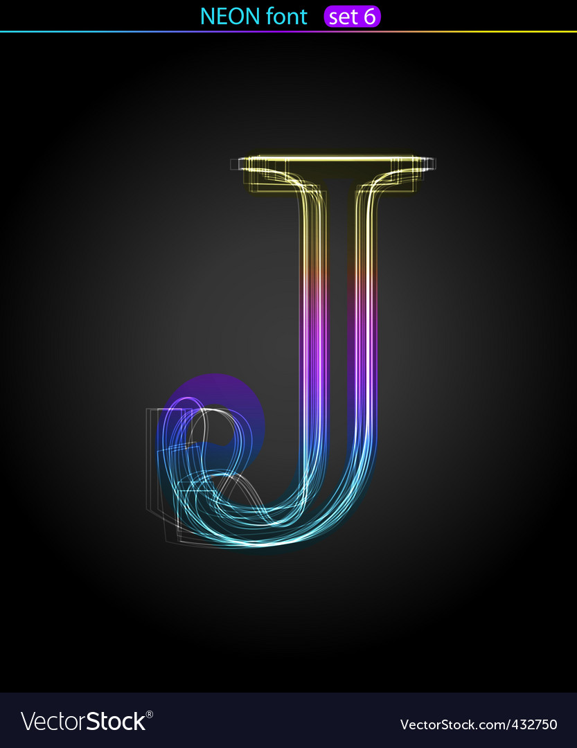 Neon letter