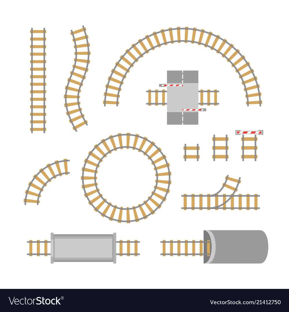 Teileset für Eisenbahnelemente