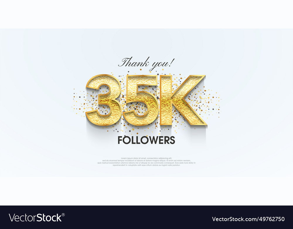 Thank you 35k followers celebration