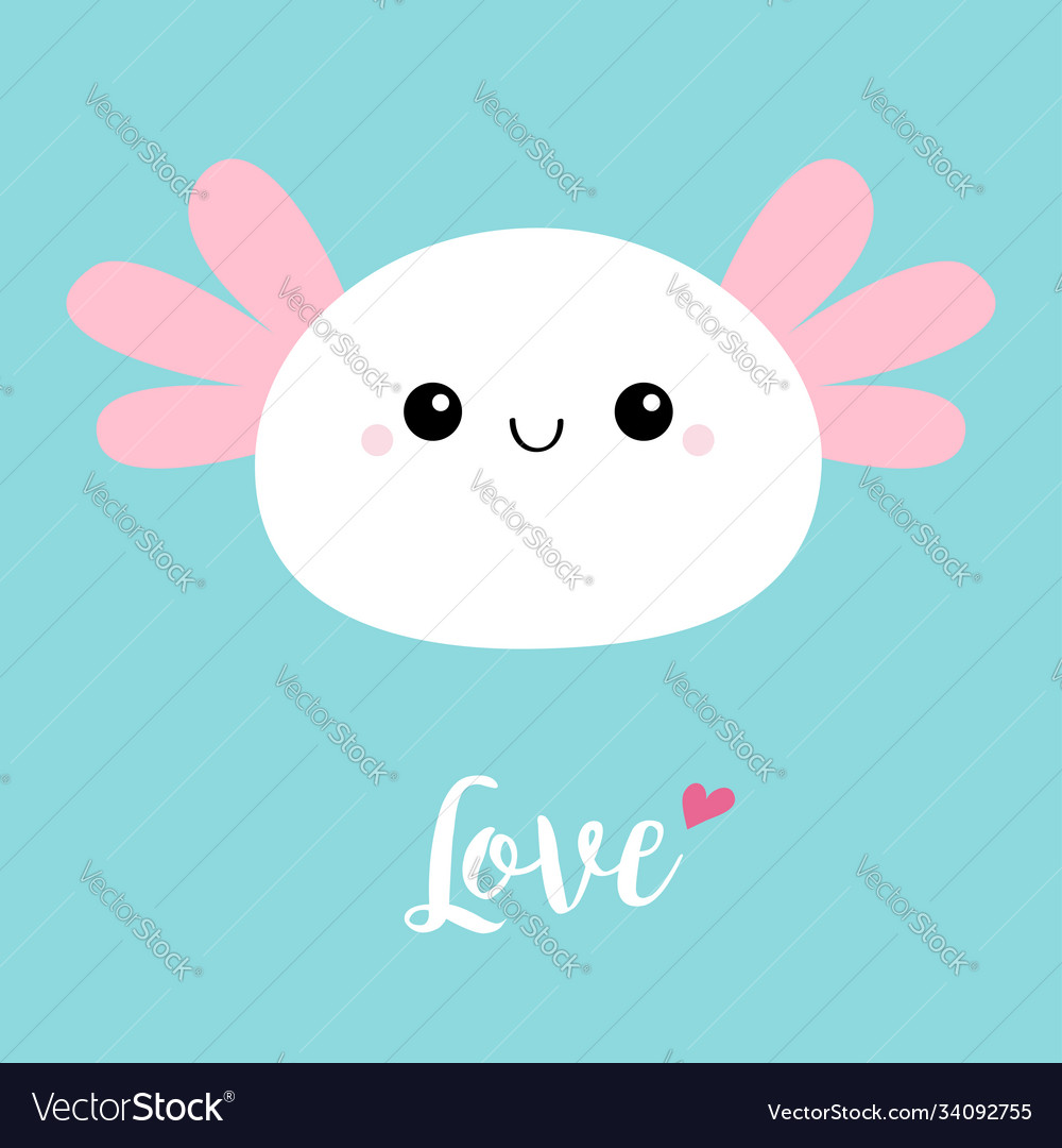 Kawaii Axolotl Vector Images 85